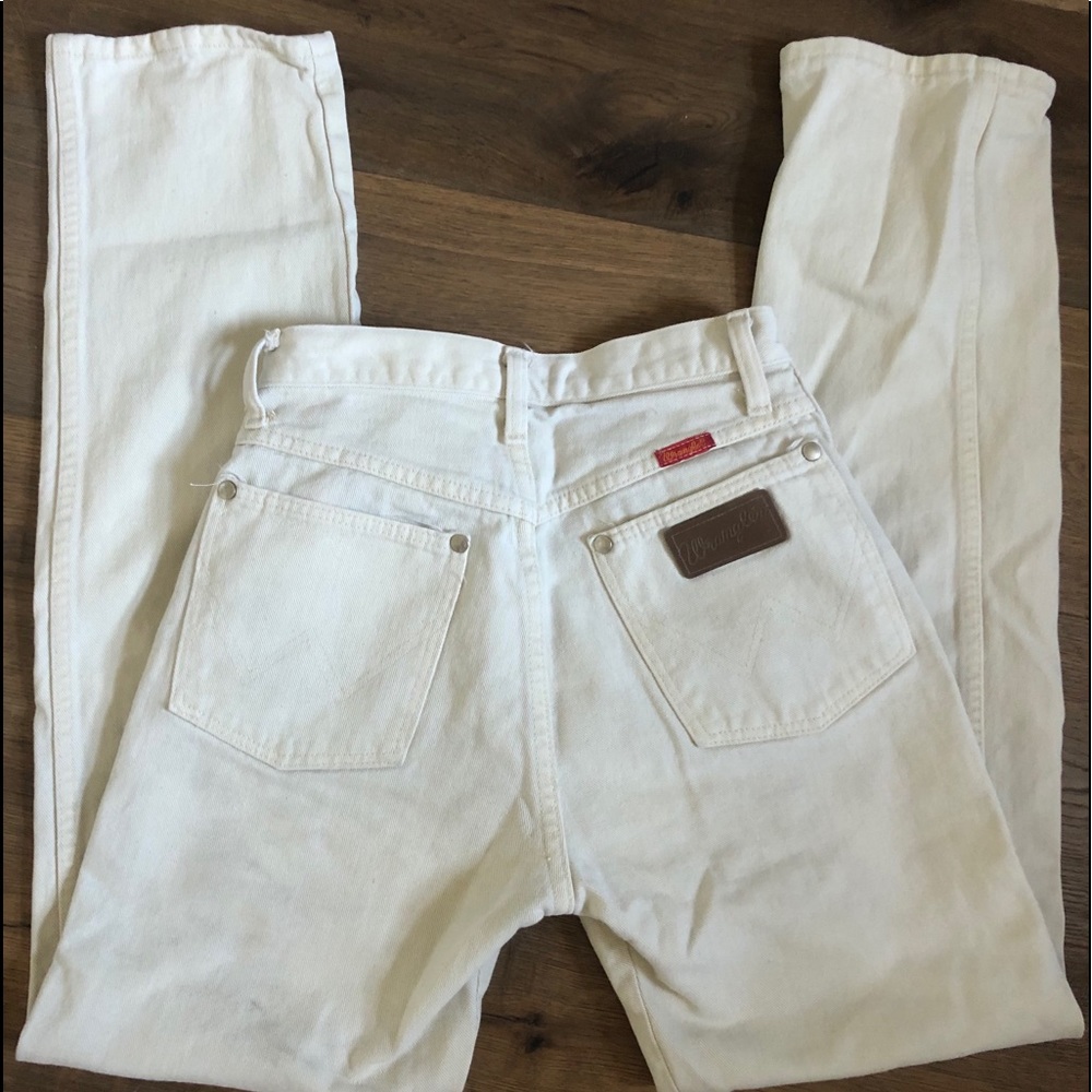 vintage straight leg wrangler jeans
